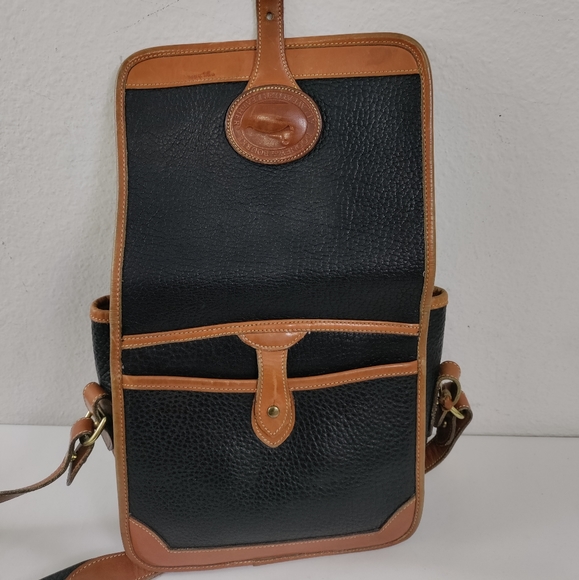 Dooney &  Bourke Vintage Black AWL Surrey Crossbody Bag - Picture 8 of 13
